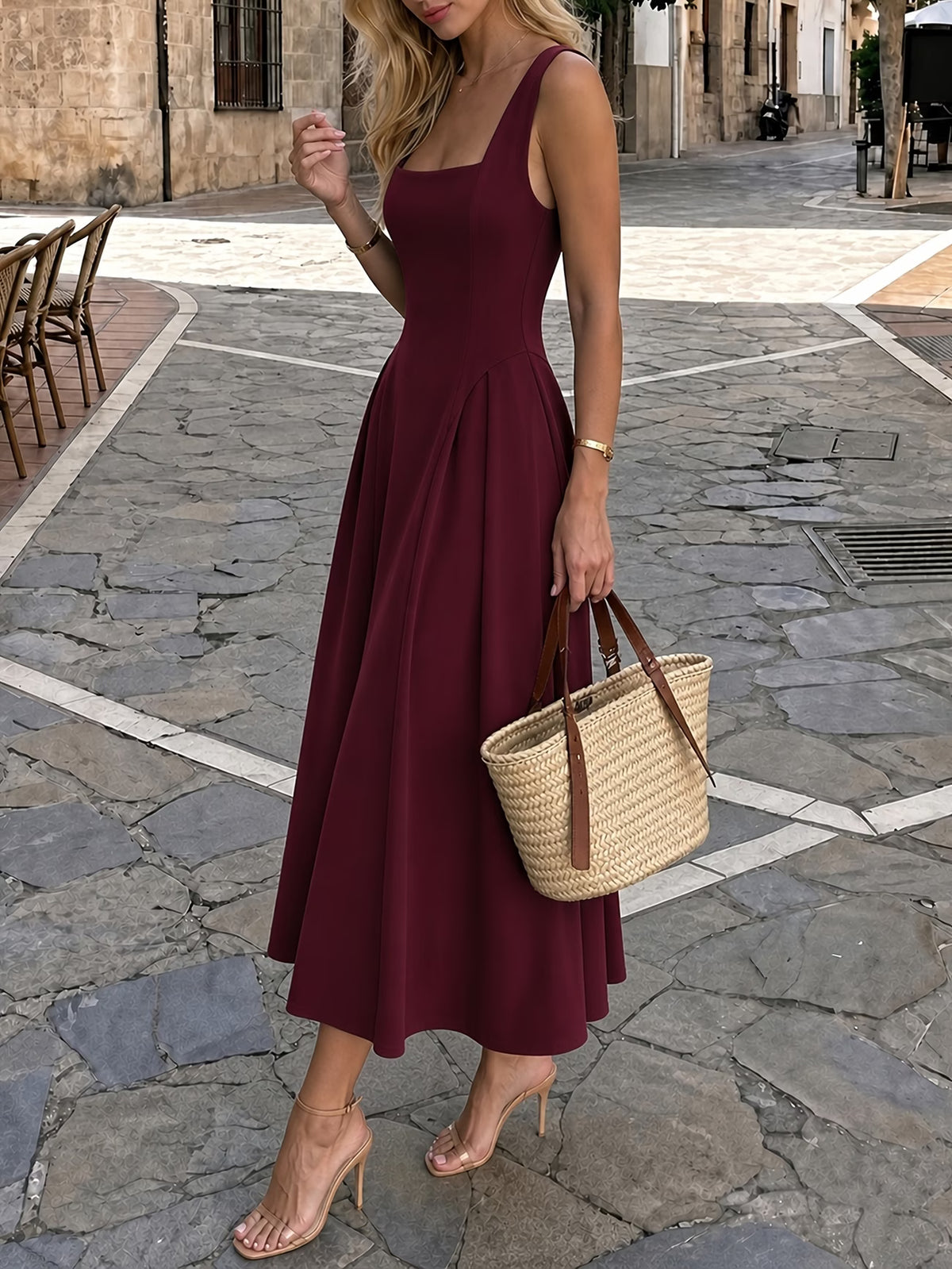 Women's Sleeveless Summer Cami Dress