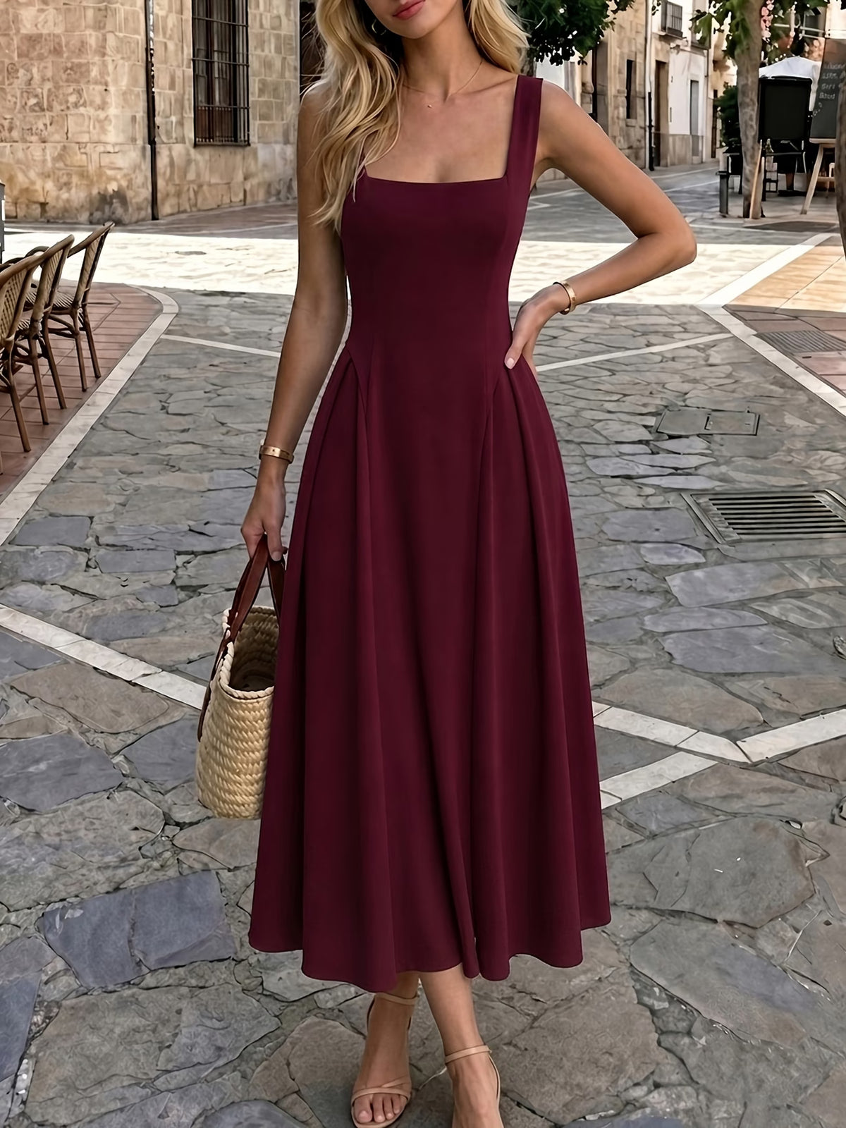 Women's Sleeveless Summer Cami Dress
