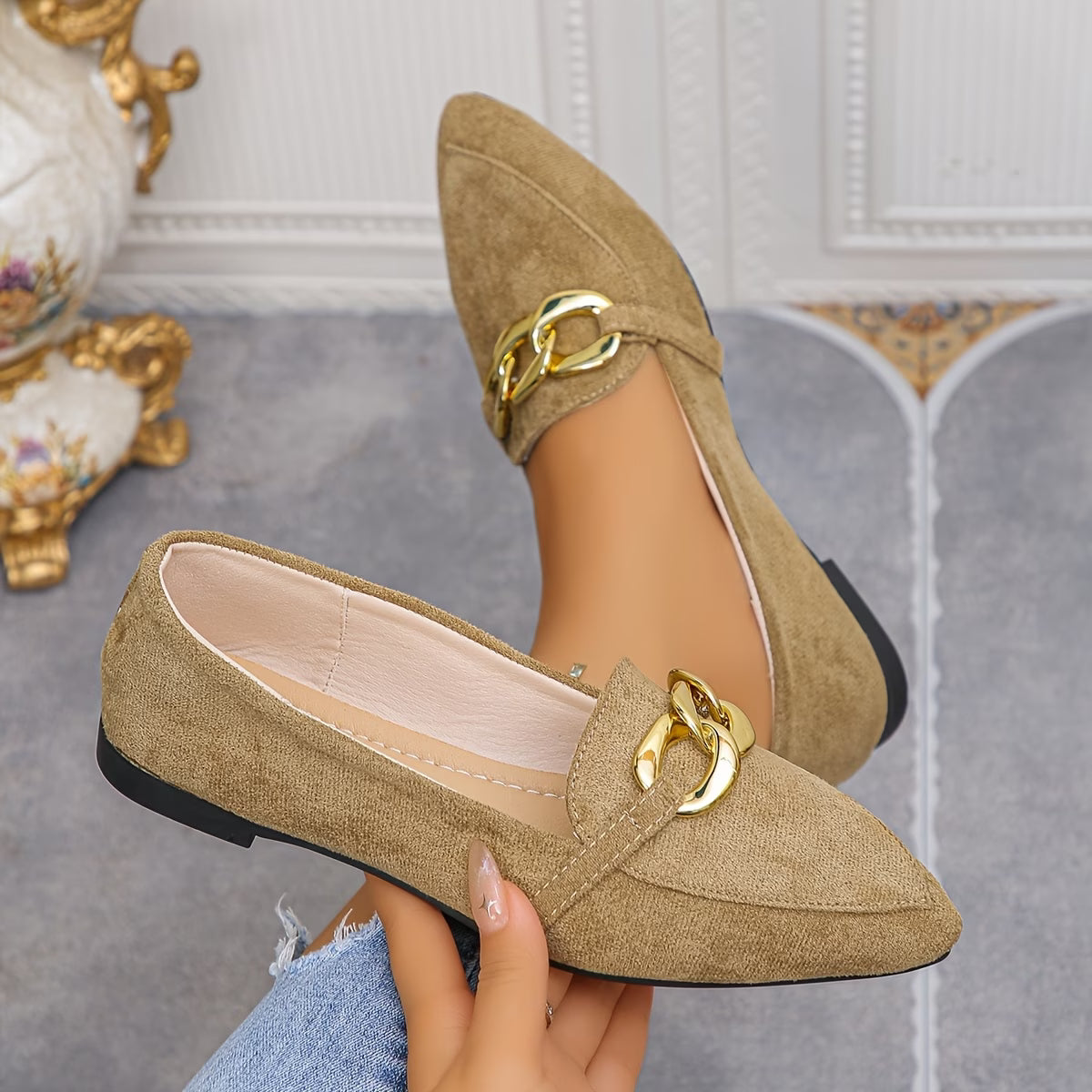 Women's Elegant Pointed Toe Flat Shoe