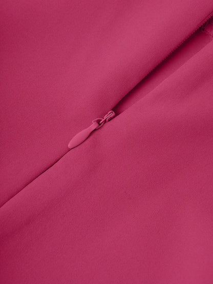 Women's High Waist A-Line Skirt with Tie Detail