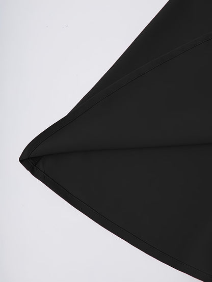 Women's High Waist A-Line Skirt with Tie Detail