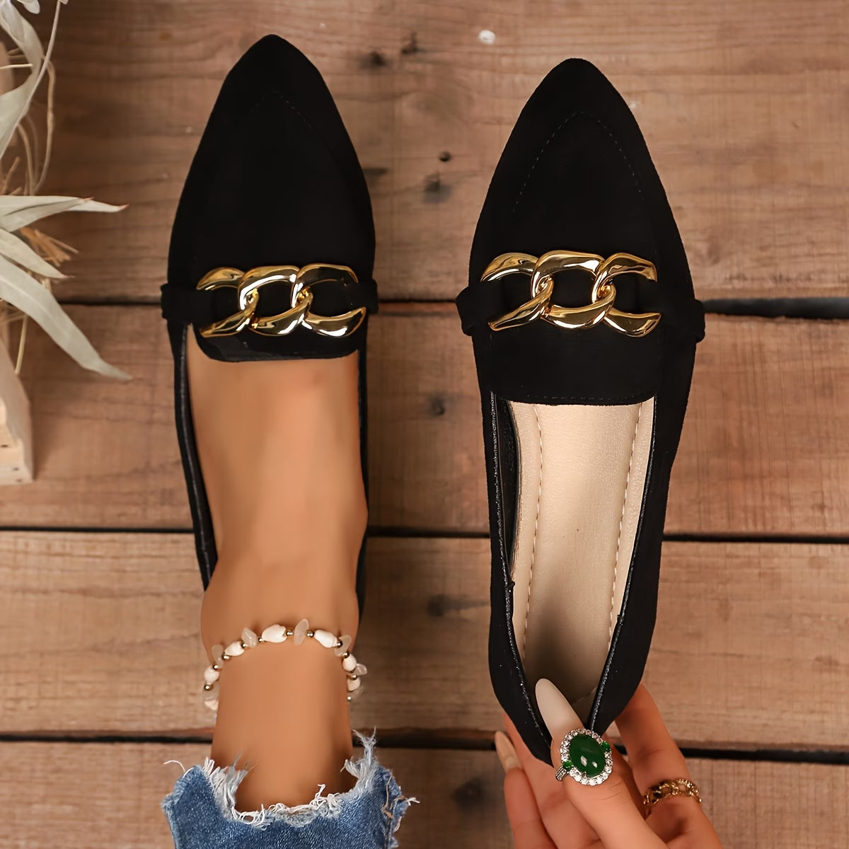 Women's Elegant Pointed Toe Flat Shoe