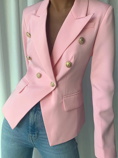 Women's Belted Blazer and Midi Dress Set