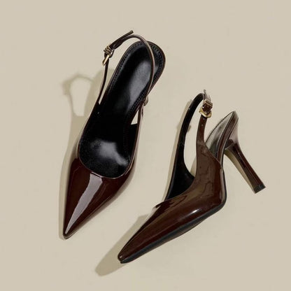 Women's High Heel Sandal with Ankle Strap