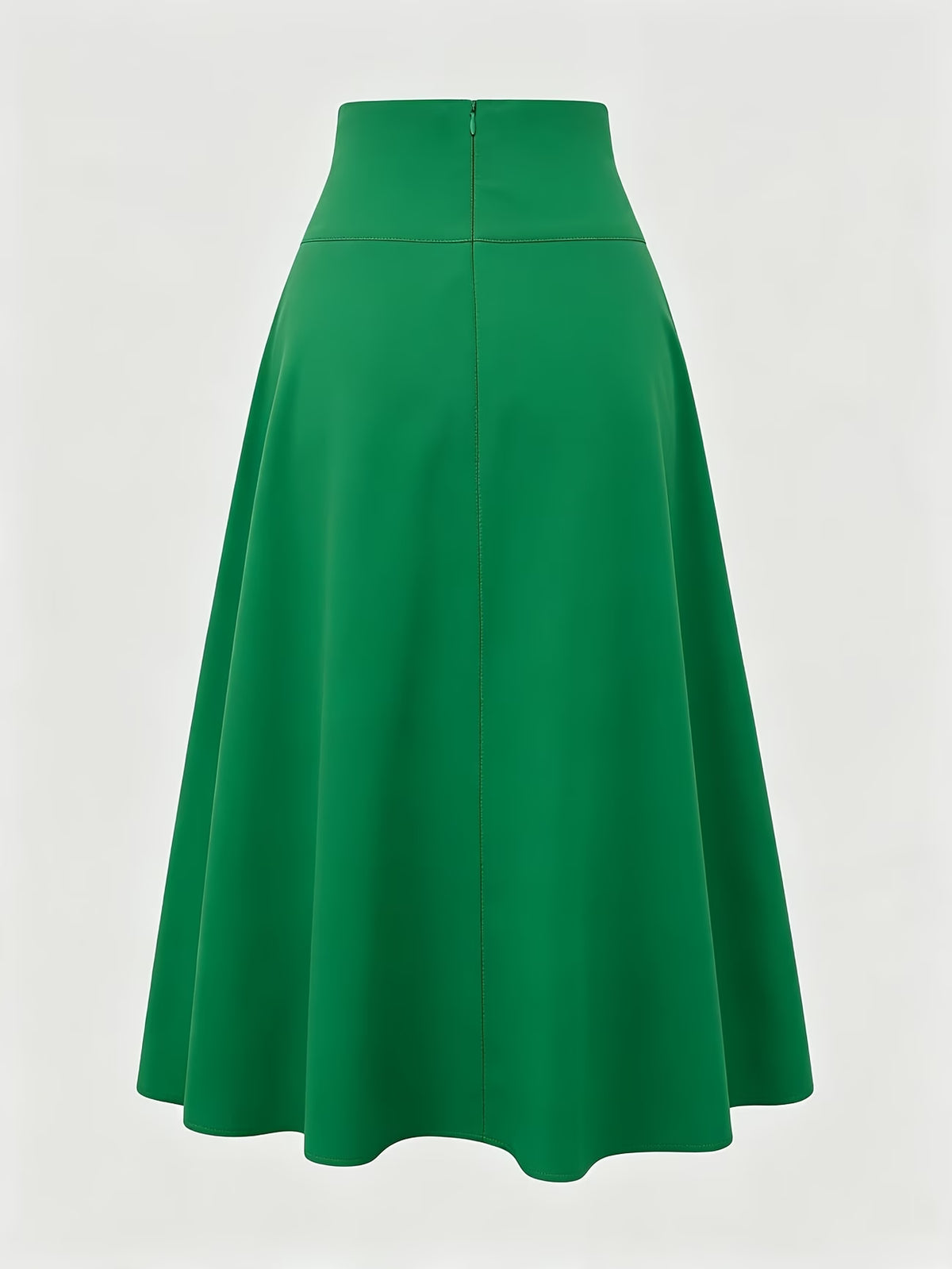 Women's High Waist A-Line Skirt with Tie Detail