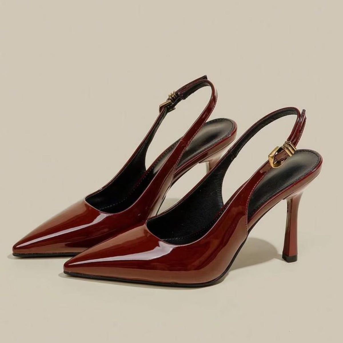 Women's High Heel Sandal with Ankle Strap