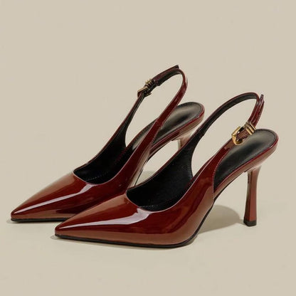 Women's High Heel Sandal with Ankle Strap