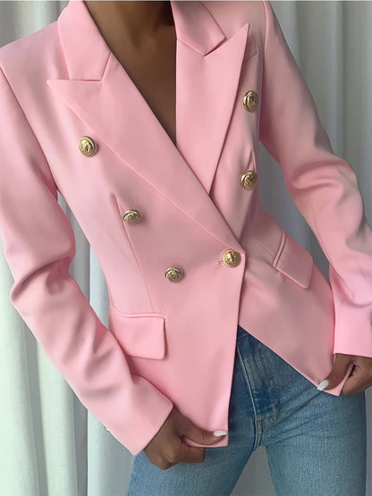 Women's Belted Blazer and Midi Dress Set