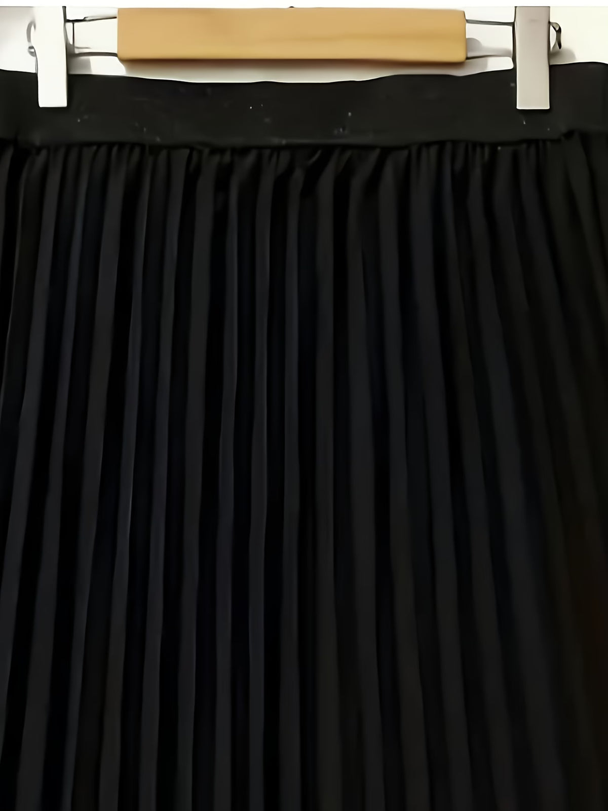 Women's Midi Skirt with Pleated Hem