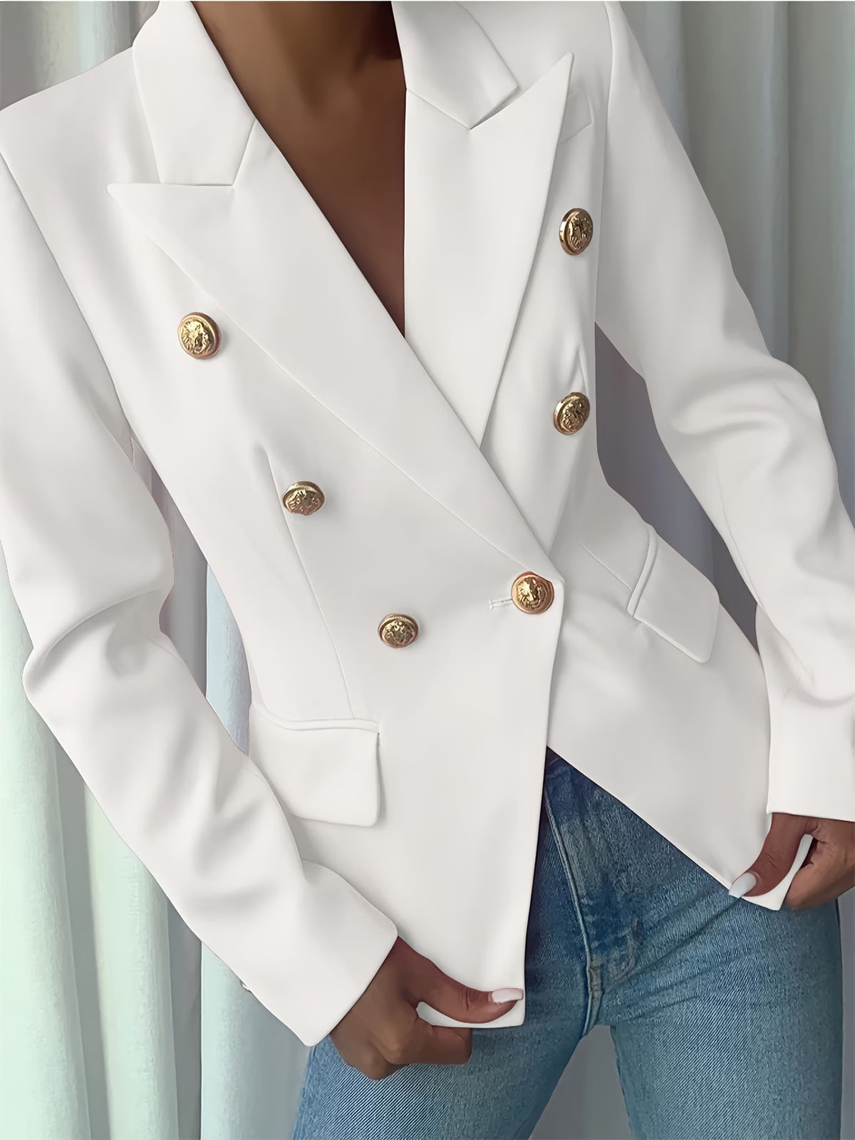 Women's Belted Blazer and Midi Dress Set