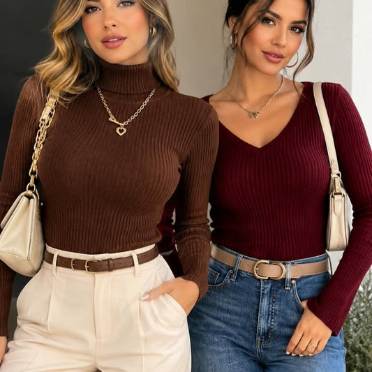 Autumn Duo – Premium Long Sleeve Tops | 2 for £26.99