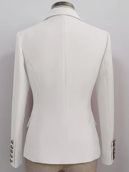 Women's Belted Blazer and Midi Dress Set