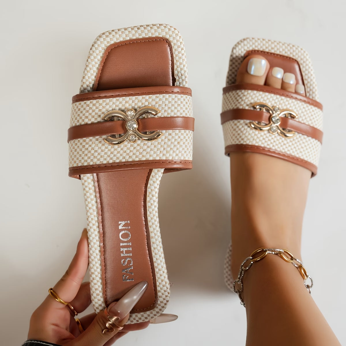 Women's Casual Fashion Slip-On Sandals