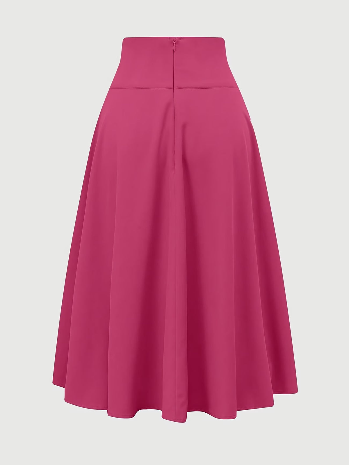 Women's High Waist A-Line Skirt with Tie Detail