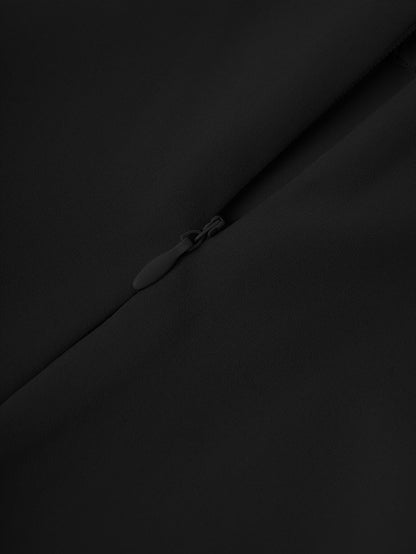 Women's High Waist A-Line Skirt with Tie Detail