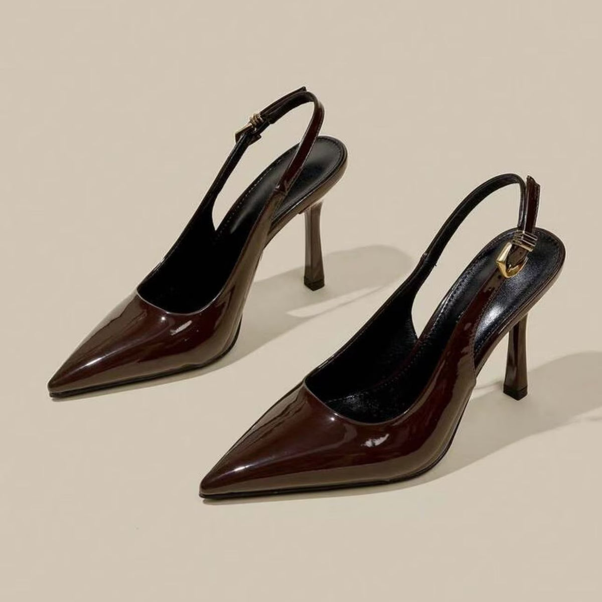 Women's High Heel Sandal with Ankle Strap