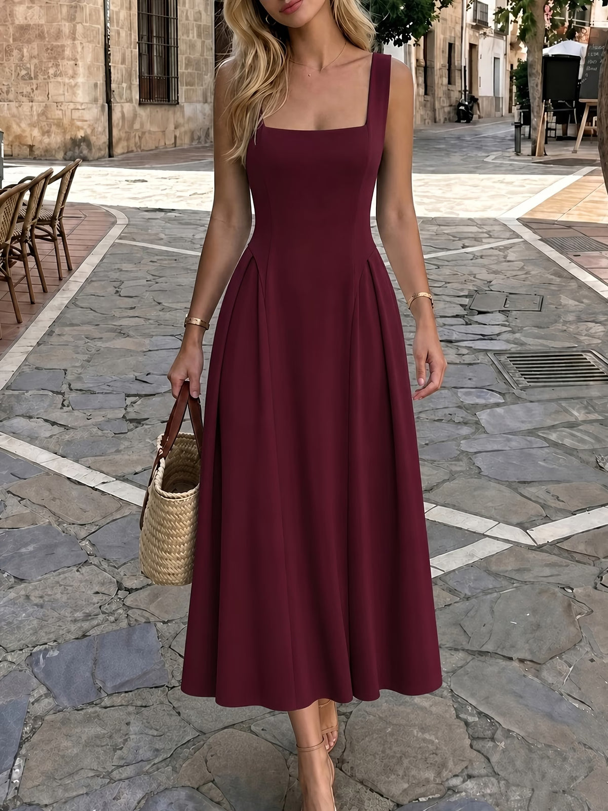 Women's Sleeveless Summer Cami Dress