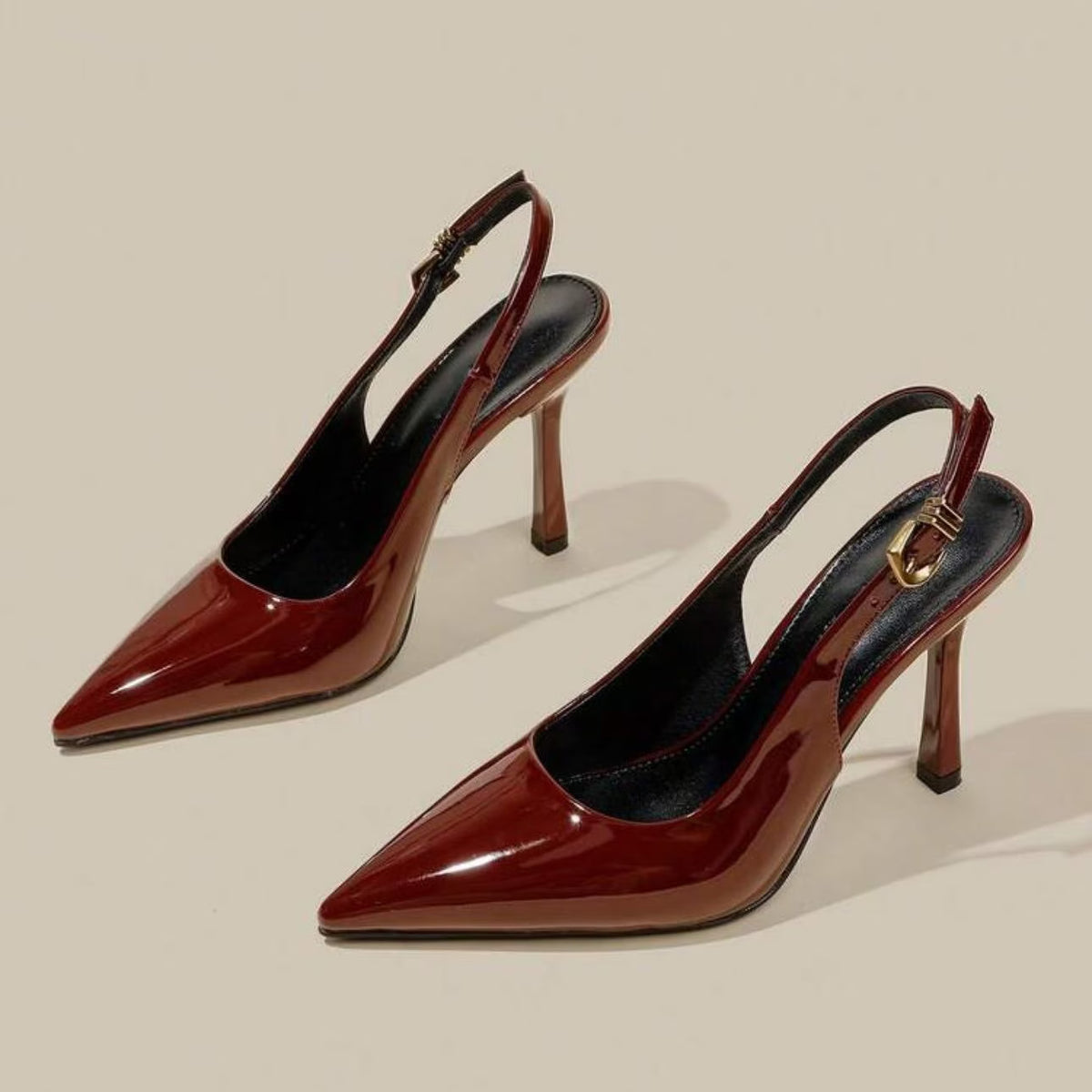 Women's High Heel Sandal with Ankle Strap